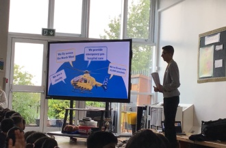 Health Week - North West Air Ambulance charity assembly